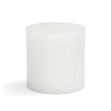 Zest Candle Zest Candle CPC-020-12 3 x 3 in. White Citronella Pillar Candle -12pcs-Case- Bulk CPC-020_12